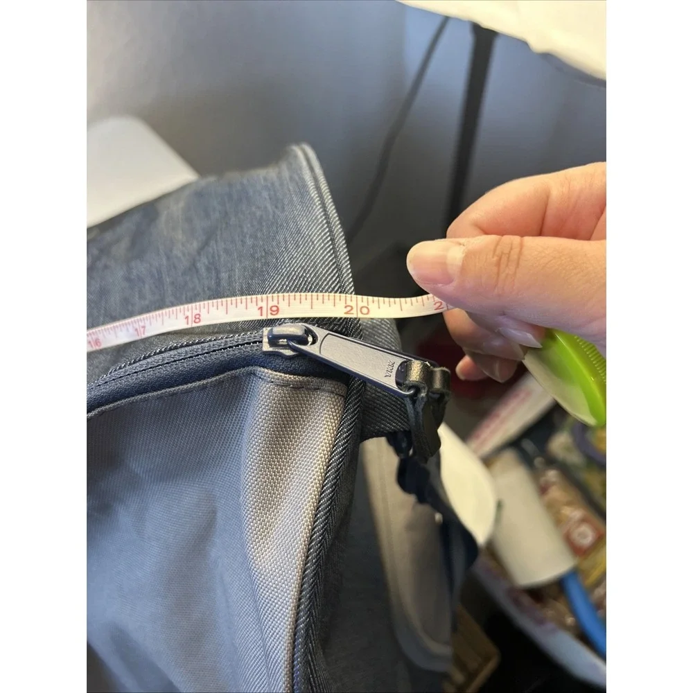 Herschel Supply Co Duffel Bag Blue Gray Weekender Travel Gym Overnight Tote
